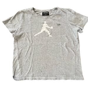 Lacoste Sport Novak Djokovic T-Shirt with Slight Staining - Girl's Size 38